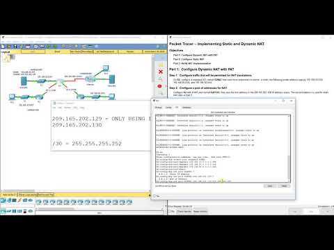 PKT 9.2.3.6 - Configuring Static and Dynamic NAT