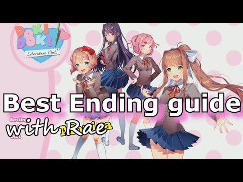 Doki Doki Literature Club - How to get the best best/good ending! :)