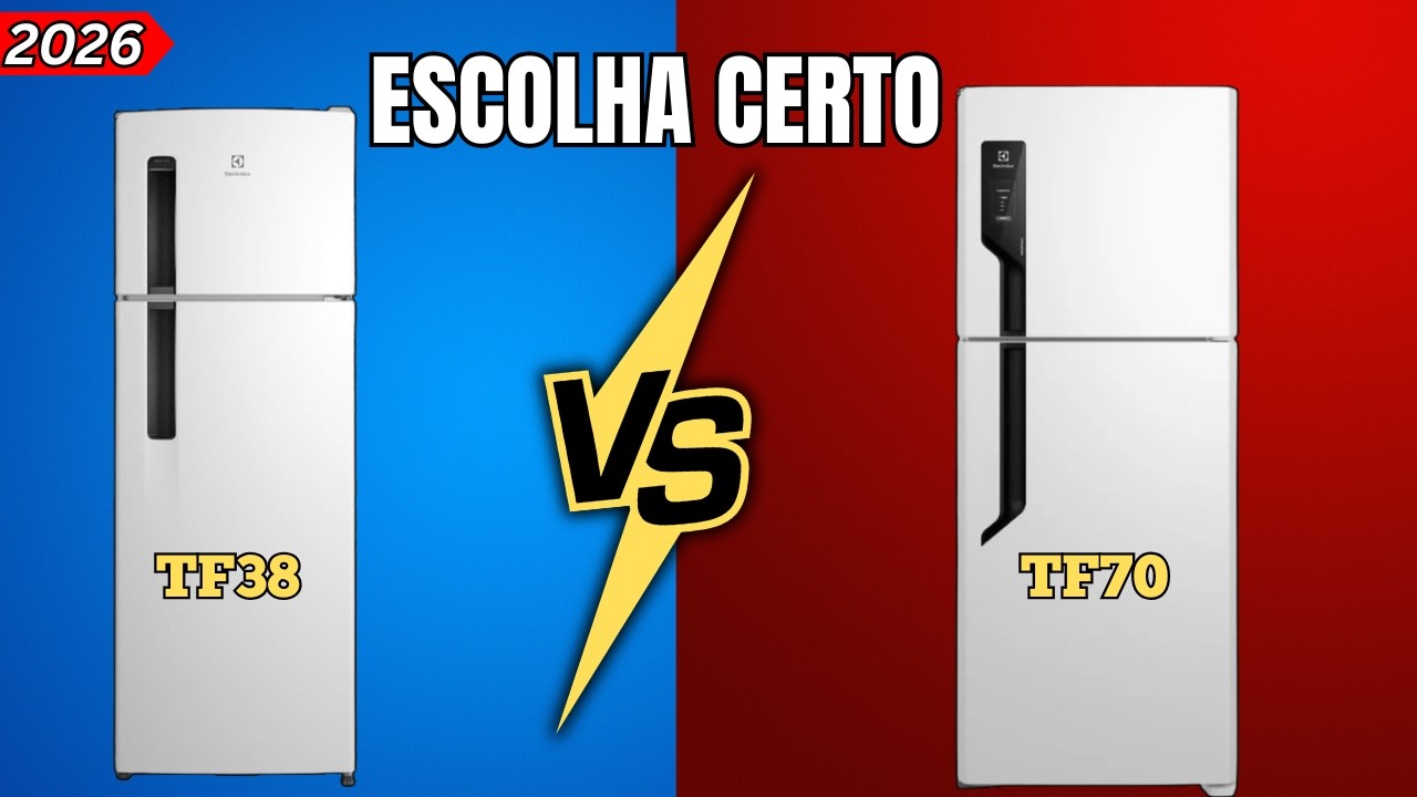 ELECTROLUX TF38 vs TF70: Qual GELADEIRA ELECTROLUX FROST FREE Vale Mais a Pena em 2026?