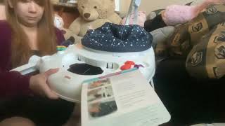 Fisher-Price space saver jumperoo in astro kitty real time assembly