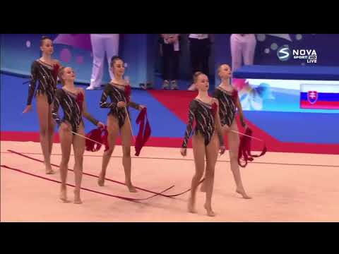 SLOVAKIA 5 Ribbons Qualifications European Championships Varna 2021
