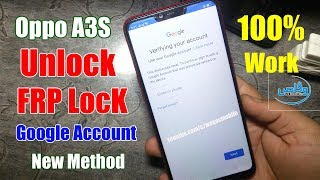 How To Unlock Oppo A3s Frp Lock Google Account 1000% TalkBack Not Work Solution by waqas mobile