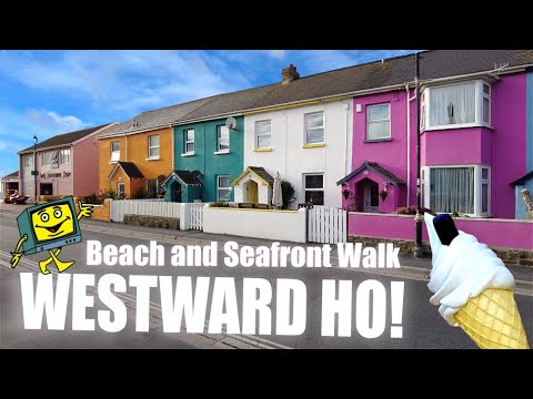 Westward Ho! North Devon - England - September 2021 - 4K Virtual Walk