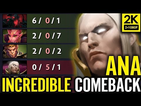 Another Great Comeback by ANA Best Invoker Player Ever Pro Dota 2 Gameplay