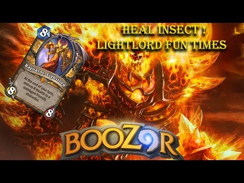 [Hearthstone] Ragnaros, Lightlord fun times! HEAL, INSECT!