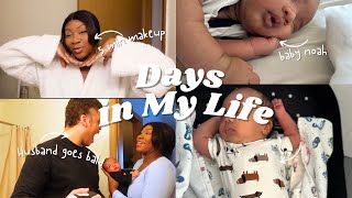 Day in the Life Military Spouse| Husband Goes bald