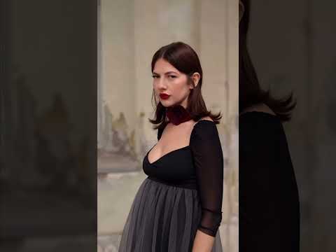 Lidia Buble attend at philosophy Spring-summer 2024 show 🖤