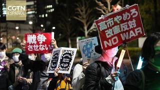 Se generan protestas públicas contra la exportación de armas y la revisión constitucional