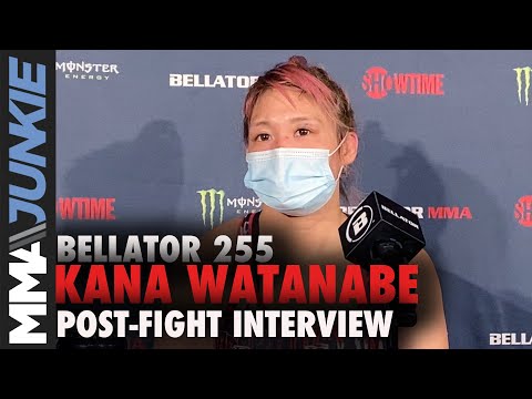 Kana Watanabe was nervous about result of split decision win | Bellator 255 post-fight interview