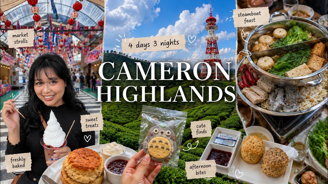 72 HOURS IN CAMERON HIGHLANDS | Tokyo Town, Steamboat, Tea plantations, Scones , Kea Farms and more 