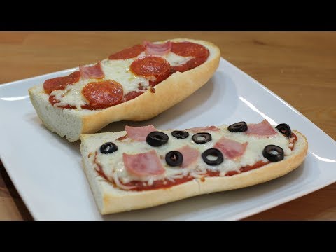 How to make French Bread Pizza | Easy homemade french bread pizza recipe
