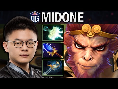 OG.MIDONE MONKEY KING WITH AGHANIMS - DOTA 2 7.24 GAMEPLAY