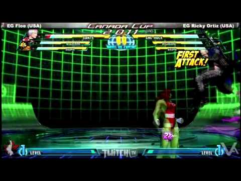 Canada Cup Gaming 2011 MVC3 EG Floe USA vs EG Ricky Ortiz USA