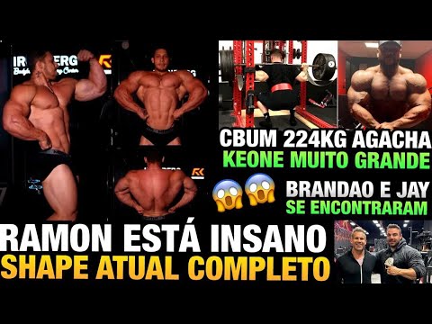 RAMON INSANO (GRANDE E SECO) - CBUM 224KG NO AGACHAMENTO - KEONE GIGANTE + BRANDÃO E JAY CUTLER