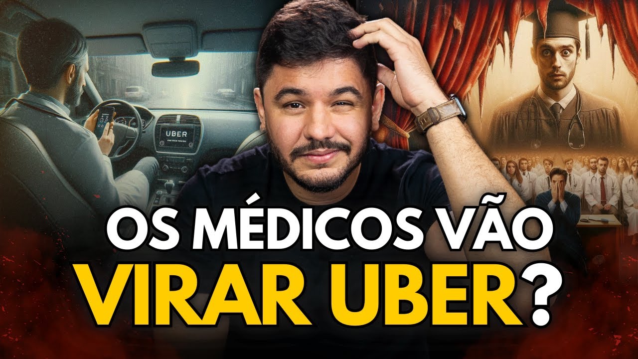 🚨 URGENTE:  Médicos vão virar motoristas de Uber em 10 anos?