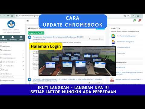 CARA UPDATE CHROMEBOOK | PERSIAPAN GLADI BERSIH DAN TKA UTAMA