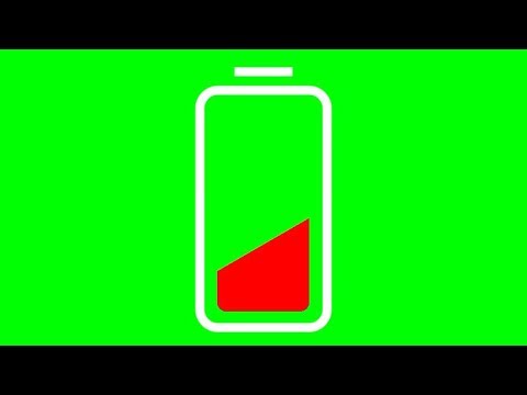 green screen - low battery