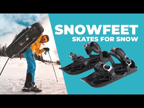 Snowfeet* - Skates For Snow - Mini Skis | Next Big Winter Sport | Official