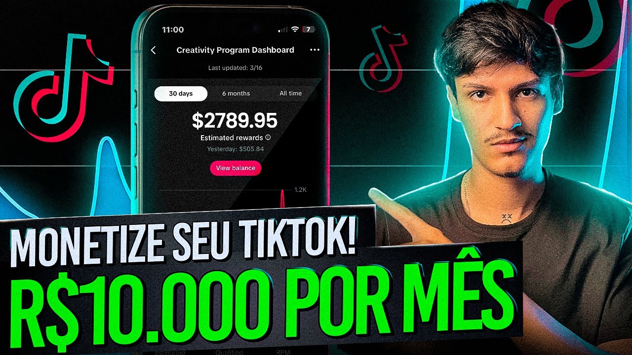 Como VOCÊ pode ganhar R$ 10.000 com a MONETIZAÇÃO do TikTok?