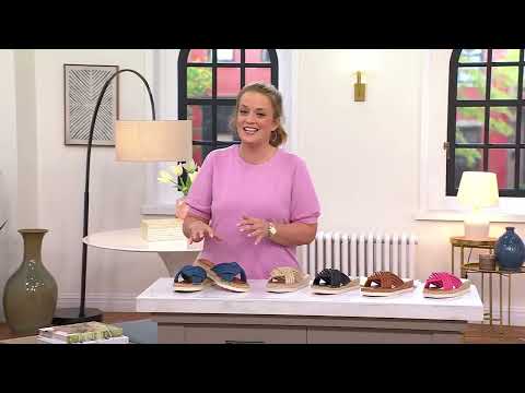Vince Camuto Crossband Slide Sandals - Melysa on QVC