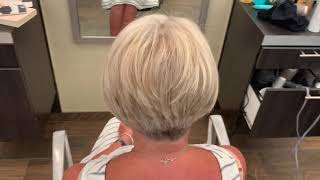 Wedge bob haircut