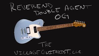 Video thumbnail for Reverend Double Agent OG in Metallic Silver Freeze Demo -The Village Guitarist, LLC.- by Ted Spacagna