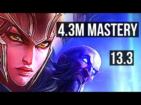 QUINN vs RYZE (MID) | 4.3M mastery, Rank 5 Quinn, Legendary, 700+ games | EUW Grandmaster | 13.3