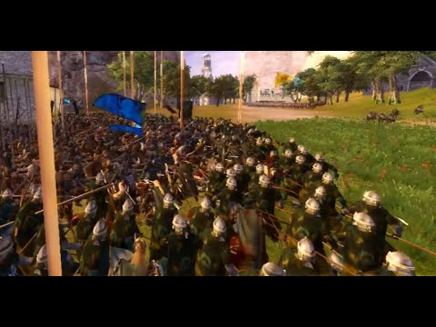 Green Clad Warriors Defend Against Evil: Third Age Reforged Siege