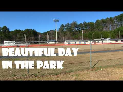 Doberman catches frisbee in the park!