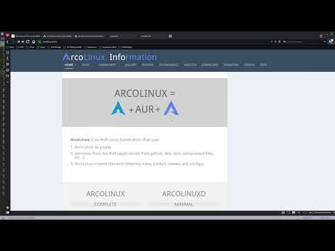 ArcoLinux : 295 installing awesome on ArcoLinuxD 1/2