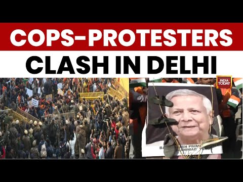 Delhi Protest : Delhi Police Stop Bajrang Dal, VHP March to Bangladesh High Commission | India Today