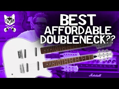 Danelectro Doubleneck 12-String and 6-String 1998 - 2004 - Black Burst image 6