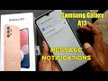 Samsung Galaxy A13 Message Notification Settings