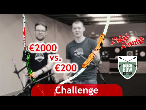 €200 vs. €2000 Bow Challenge! (Archery)