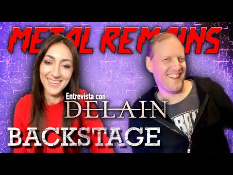 Interview with Diana Leah and Martijn Westerholt from Delain [Backstage]