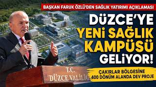  Düzce Sağlıkta Bölgesel Merkez Haline Gelecek