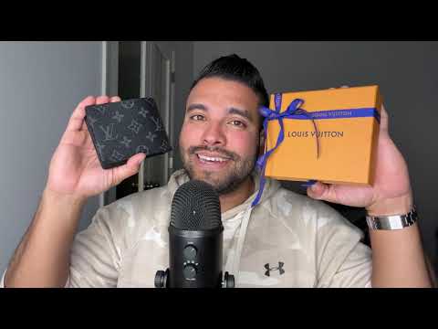 ASMR: Unboxing My New Louis Vuitton Wallet | Luxury Sounds