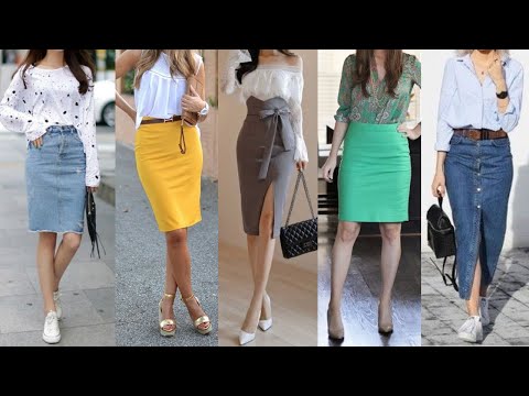 FALDA de TUBO o LAPIZ LOOKS Y OUTFITS ELEGANTES y SOFISTICADOS COMBINANDO FALDA DE TUBO O LAPIZ
