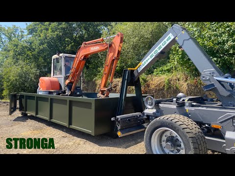 The Ultimate Tool for Groundwork Projects – Stronga Hook Lift Trailer