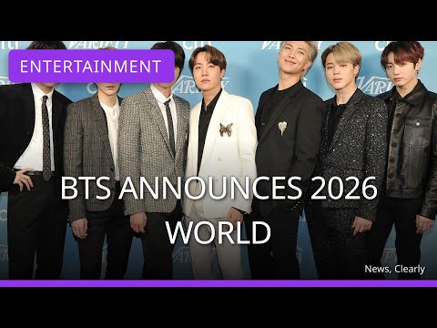 🎉 BTS Announces 2026 World Tour | Major K-Pop Return | Ente