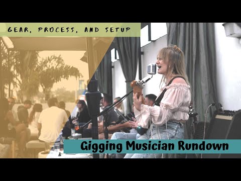 Rundown of a Solo MUSIC GIG - Setup, Gear, and Process