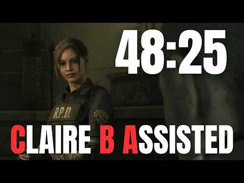 RE2 Remake Speedrun: Claire B Assisted - 48:25