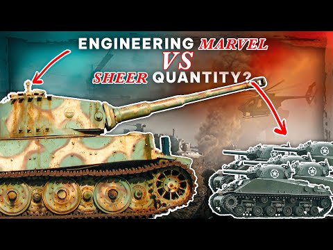 How German Engineering Genius Backfired so Badly: USA's Sherman Tank vs the Tiger Tank: