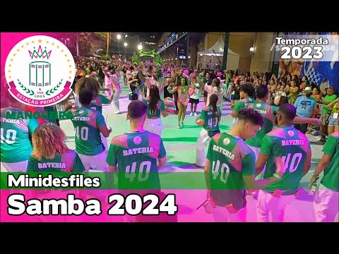 Mangueira 2024 ao vivo | Minidesfile na Cidade do Samba #MD24
