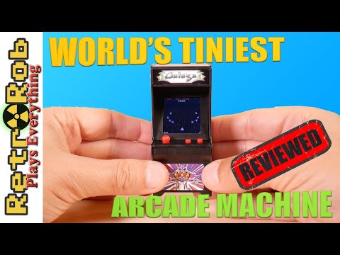 World's Smallest Arcade Machine: GALAGA Unboxed and Reviewed!