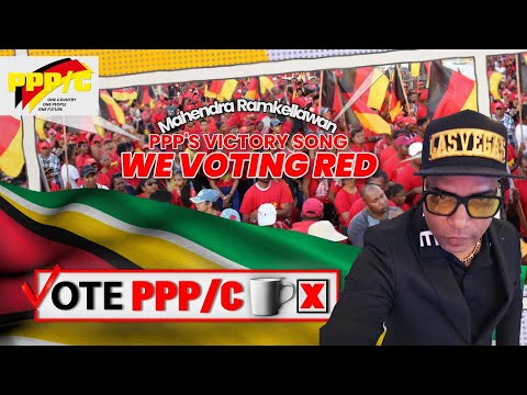 Mahendra Ramkellawan - We Voting Red (2025 PPP’S Victory Song)