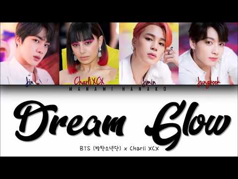 {GREEK/HAN/ROM} BTS (방탄소년단) x Charli XCX – Dream Glow (Color Coded Lyrics Gr/Rom/Han/가사)