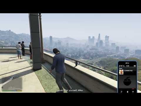 Dave Norton calls Michael after the final mission - GTA 5