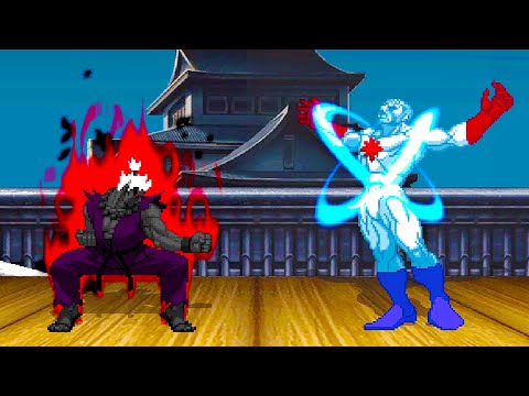 SHIN ONI vs CAPTAIN ATOM - HYPER Ultimate INSANE EPIC FIGHT!