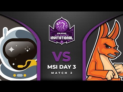 Paladins MSI 2019 - Day 3 - Match 2 - Spacestation Gaming vs Kanga Esports